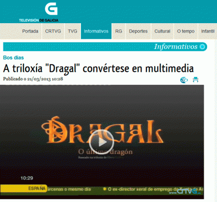 La trilogía Dragal salta al universo multimedia - Dragal, el último dragón