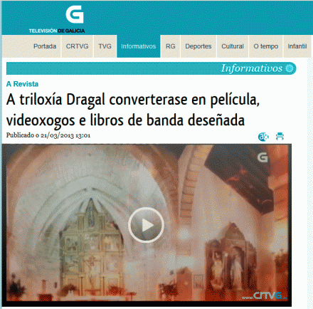 Proyecto crossmedia Dragal en A Revista de TVG - Dragal, el último dragón