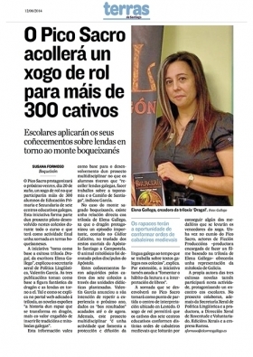 O Pico Sacro acollerá un xogo de rol para máis de 300 cativos - Dragal, o último dragón